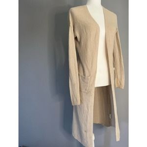 Lucky Brand Sweater Cardigan Cream Size XS